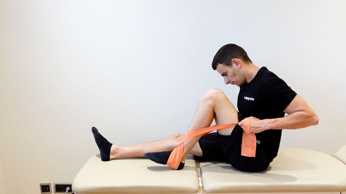 Active-Assisted Knee Flexion Mobilization