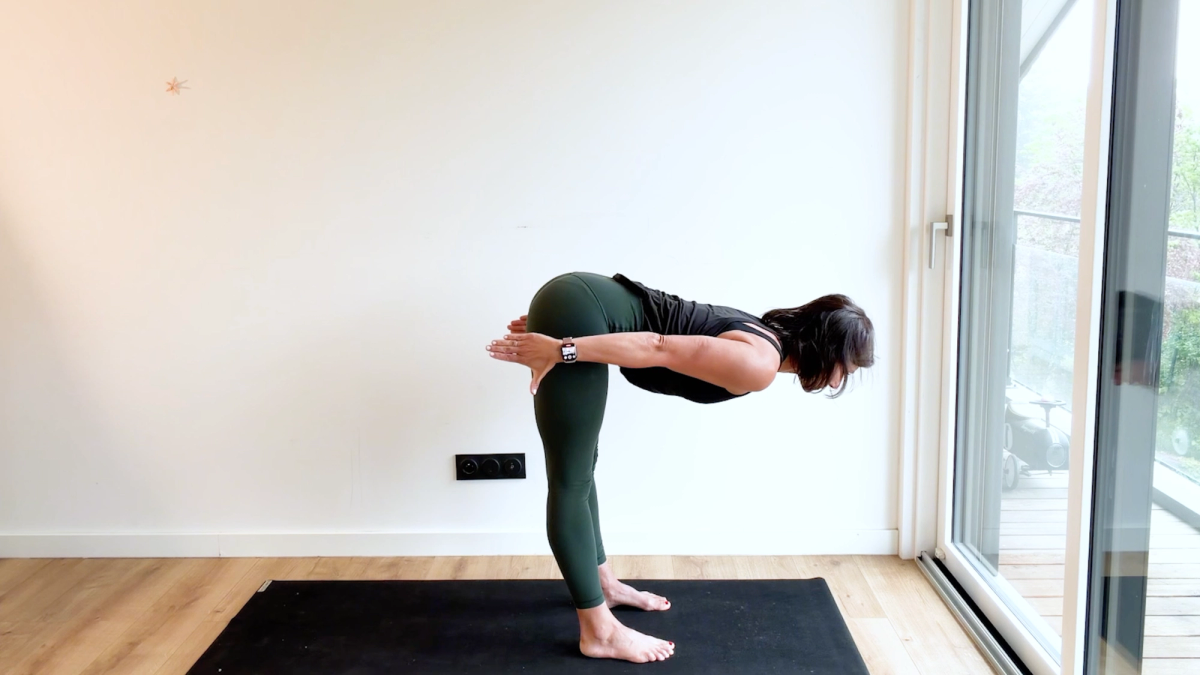 Active Half Forward Bend