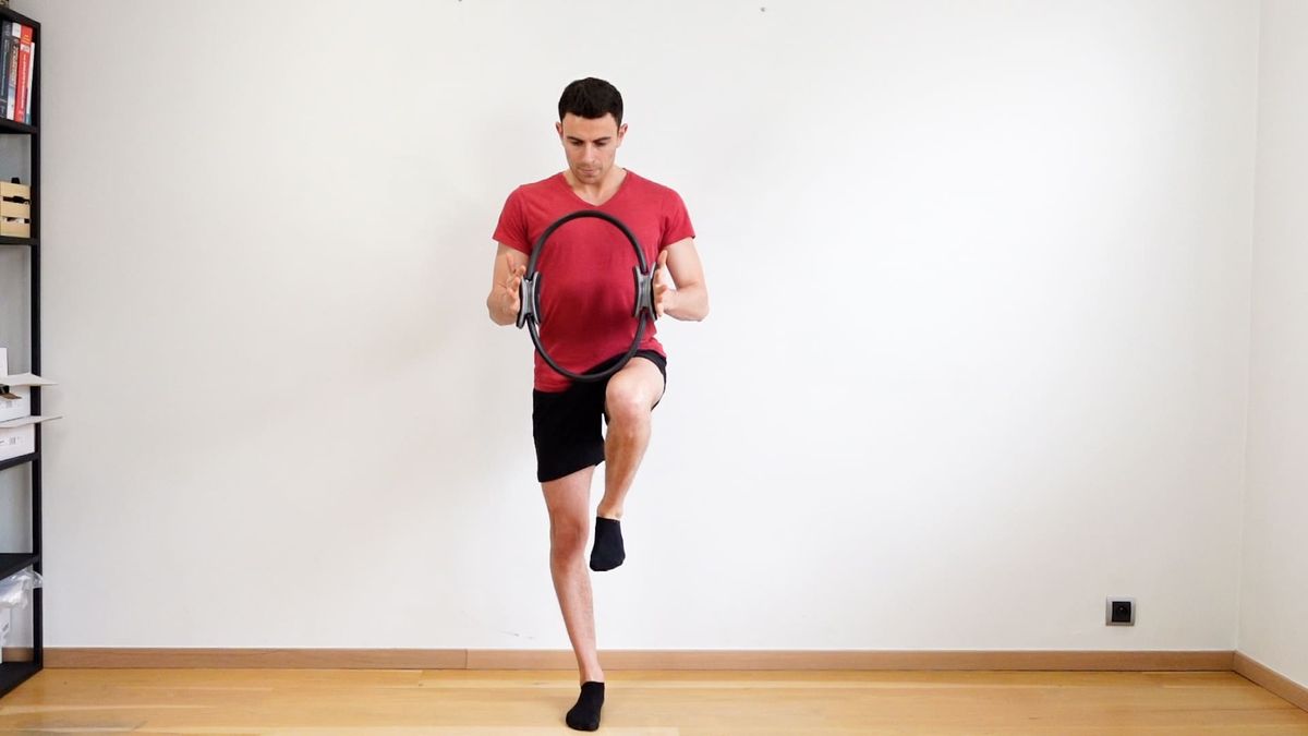 Contraction transverse & verrouillage haut du corps en appui unipodal