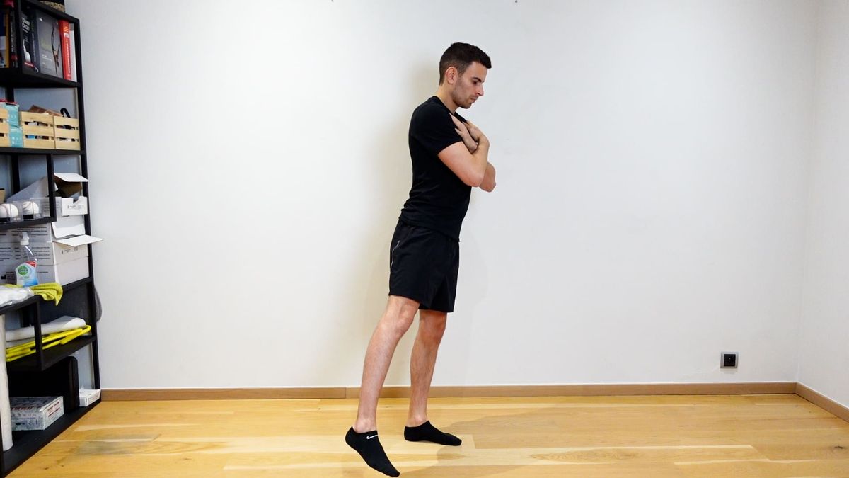 Heel Raise With Contralateral Leg Elevation