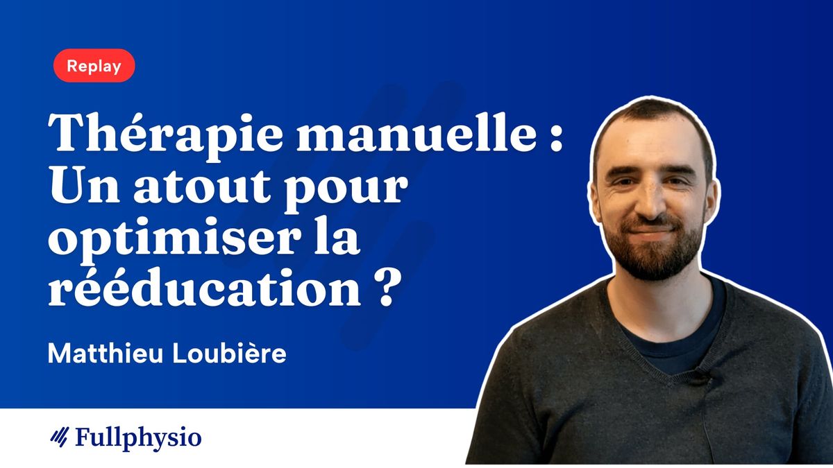 Thérapie manuelle : Un atout pour optimisier la rééducation de la coiffe ?