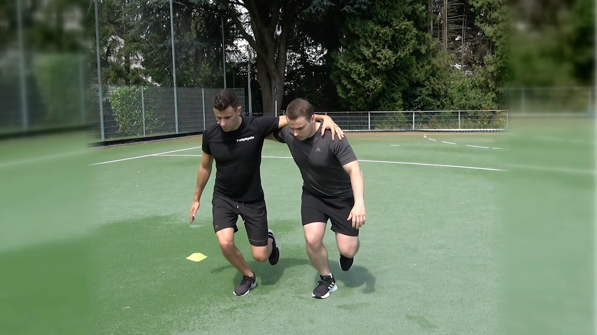 Accroupissements sur une jambe