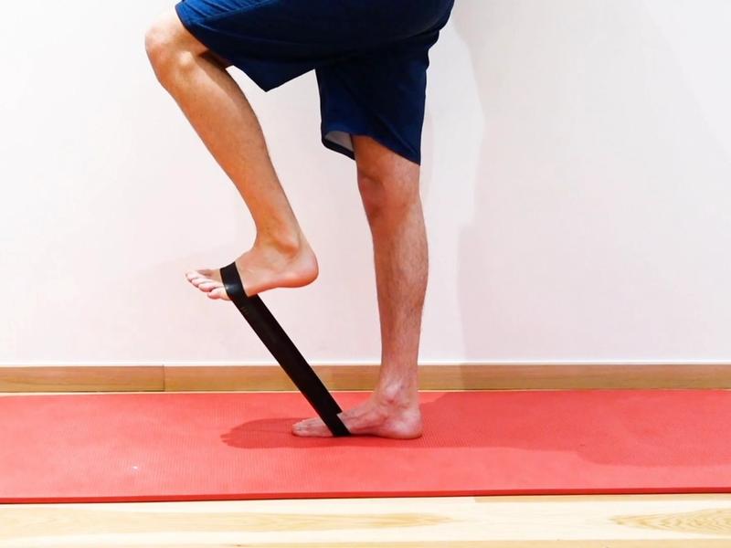 Dorsiflexion Strengthening With Elastic Band, view 2