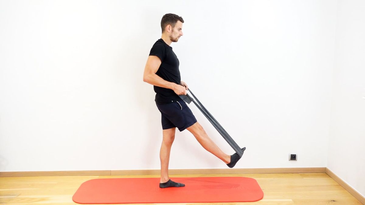 Hamstring Self-Stretching