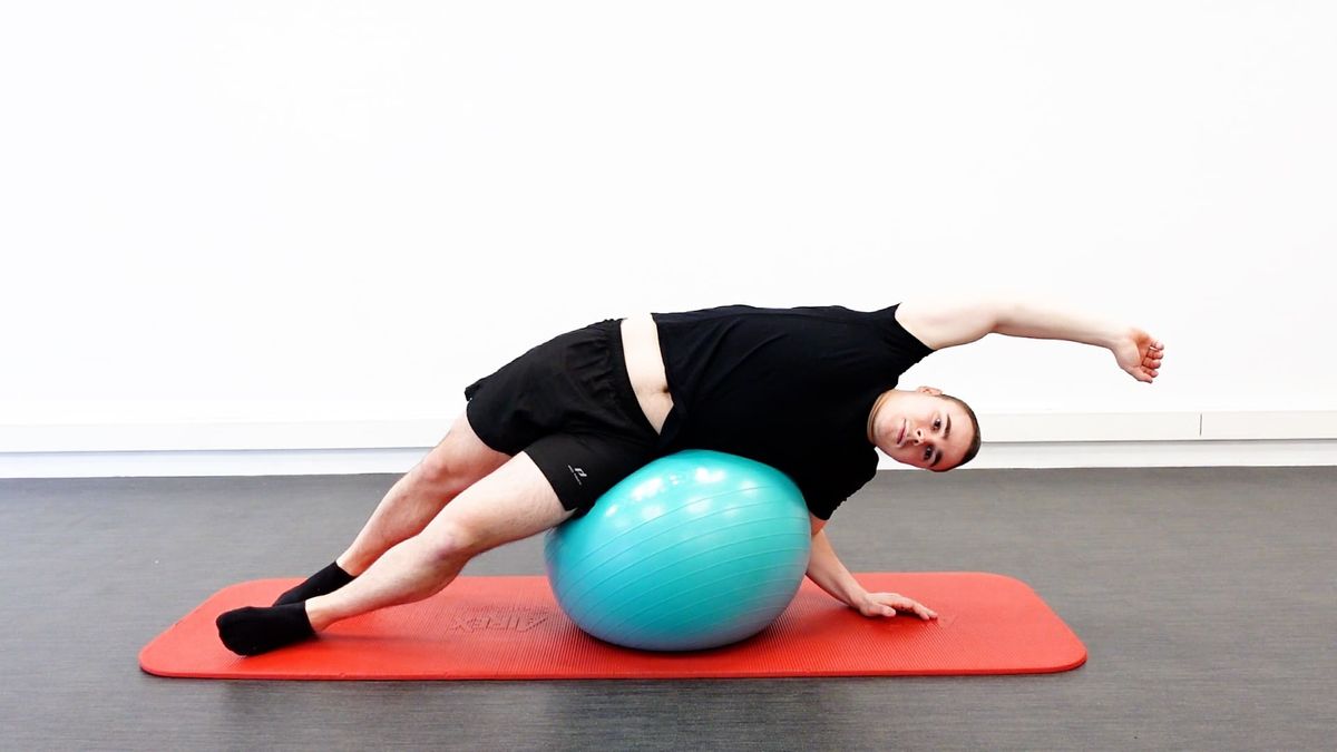 Ouverture en inclinaison sur Swiss Ball