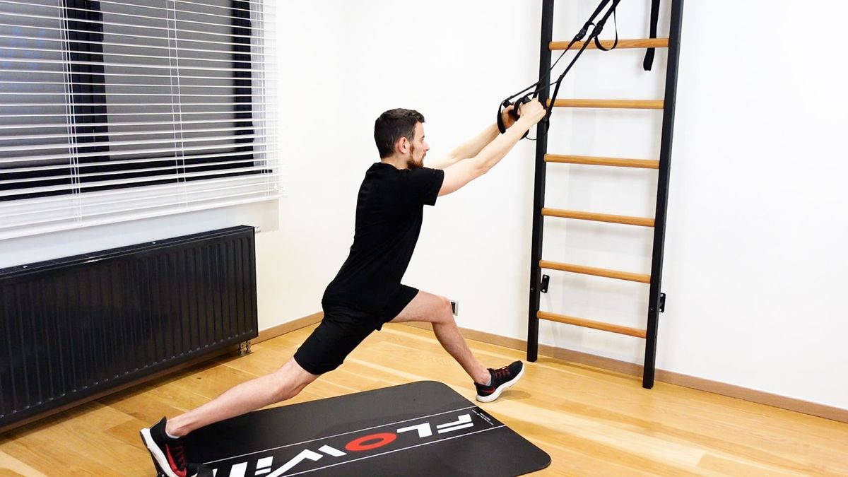 Renforcement excentrique IJ avec TRX