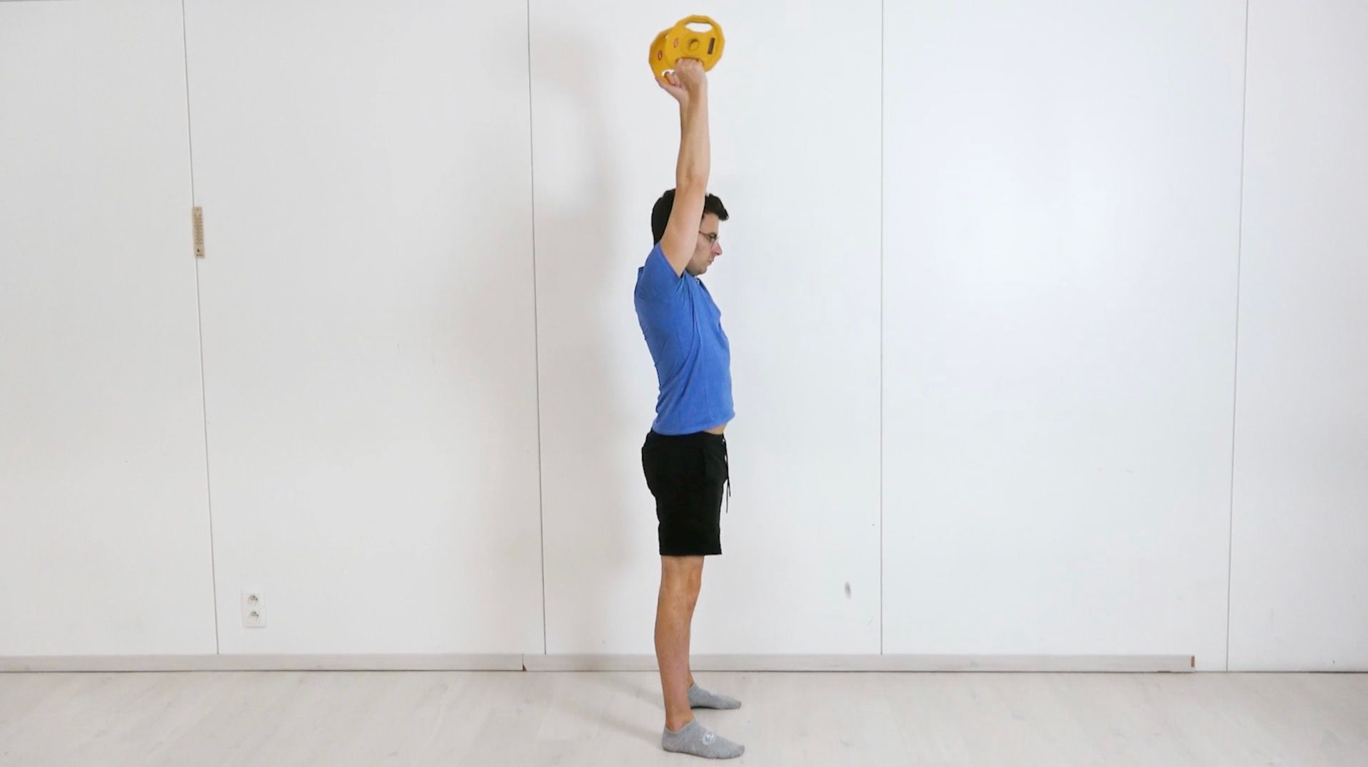 Shoulder Raise With Swing and Overhead Press, view 2