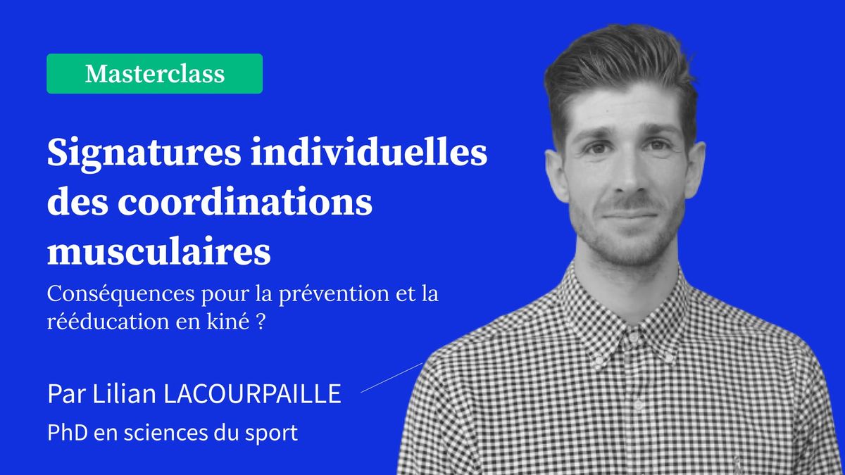 Signatures individuelles des coordinations musculaires