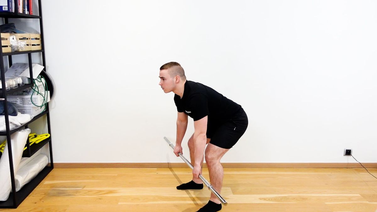 Deadlift jambes tendues