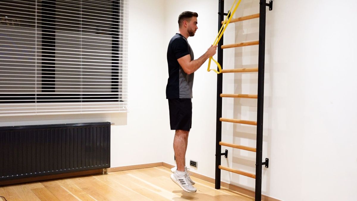 Assisted Jumps With Straight Legs