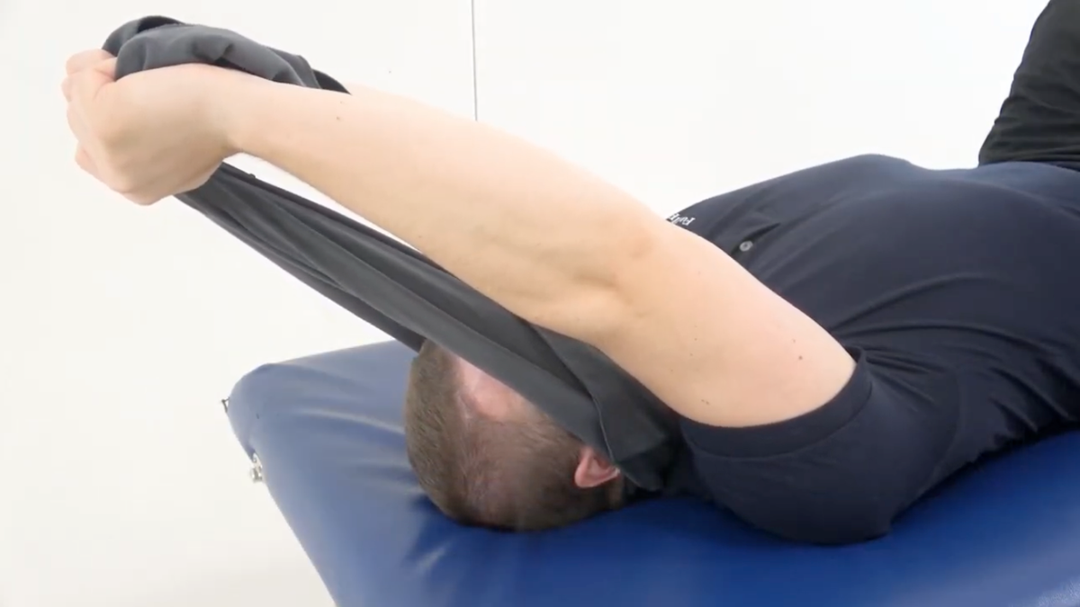 Cervical Traction With Towel