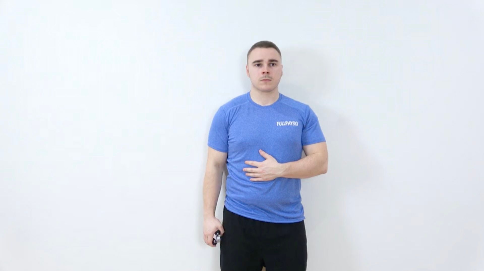 Isometric 90° ABD Strengthening With Grip, view 1