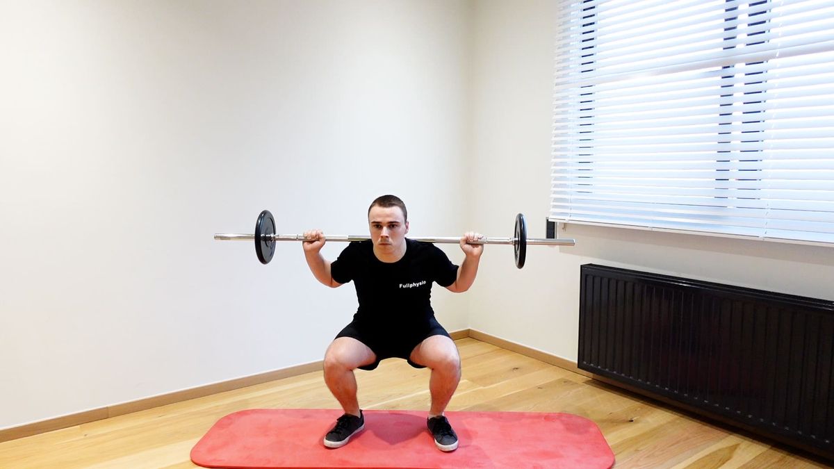 Squat avec charge