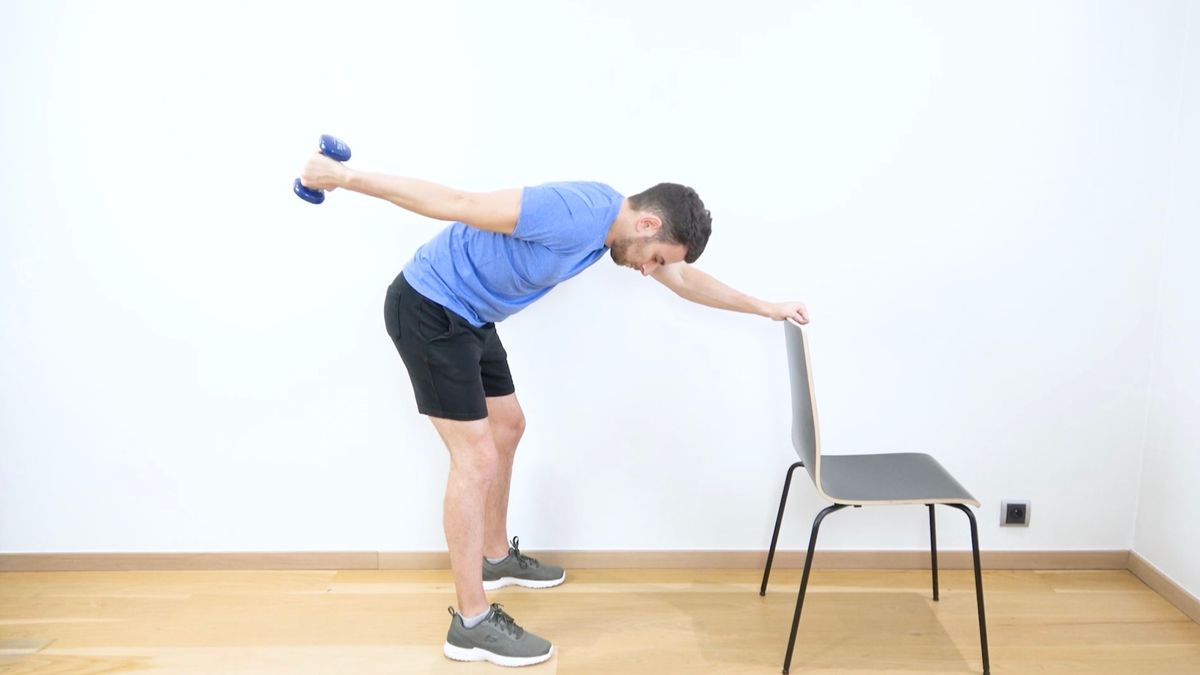 Renforcement triceps avec haltère