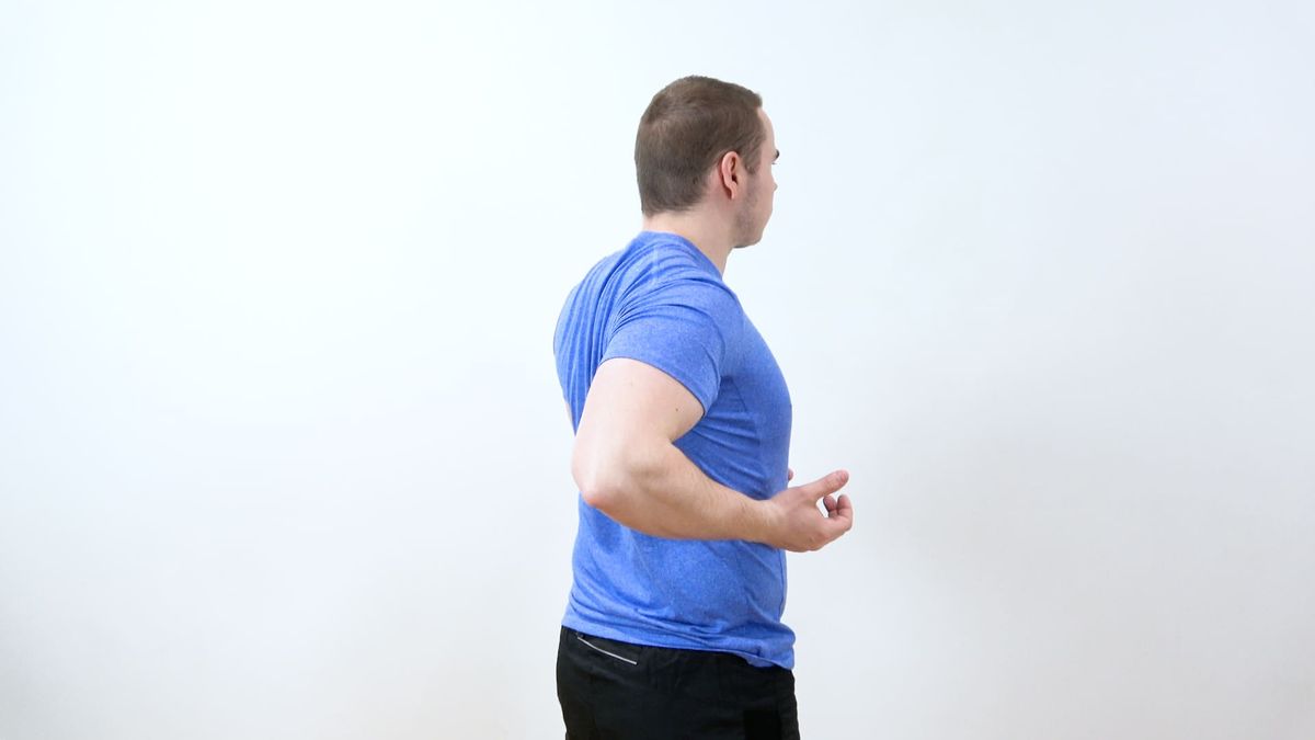 Mobilité active protraction / rétraction scapulaire unilatérale