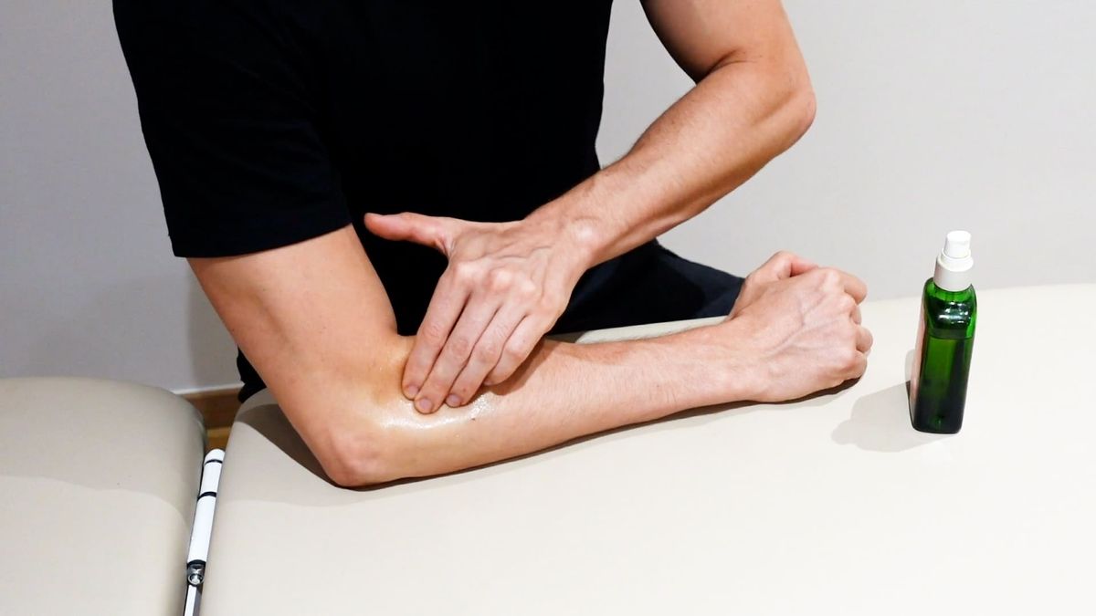 Massage des épicondyliens