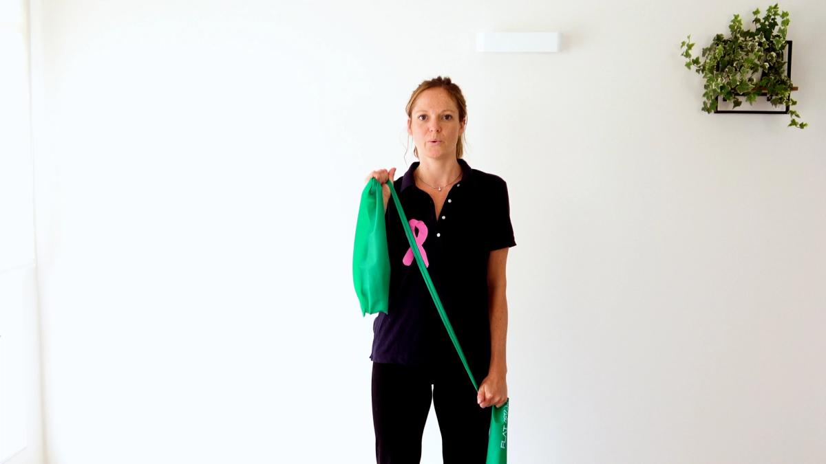 Biceps Strengthening With Resistance Band