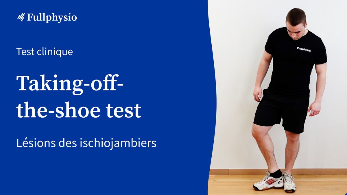 Taking-off-the-shoe test