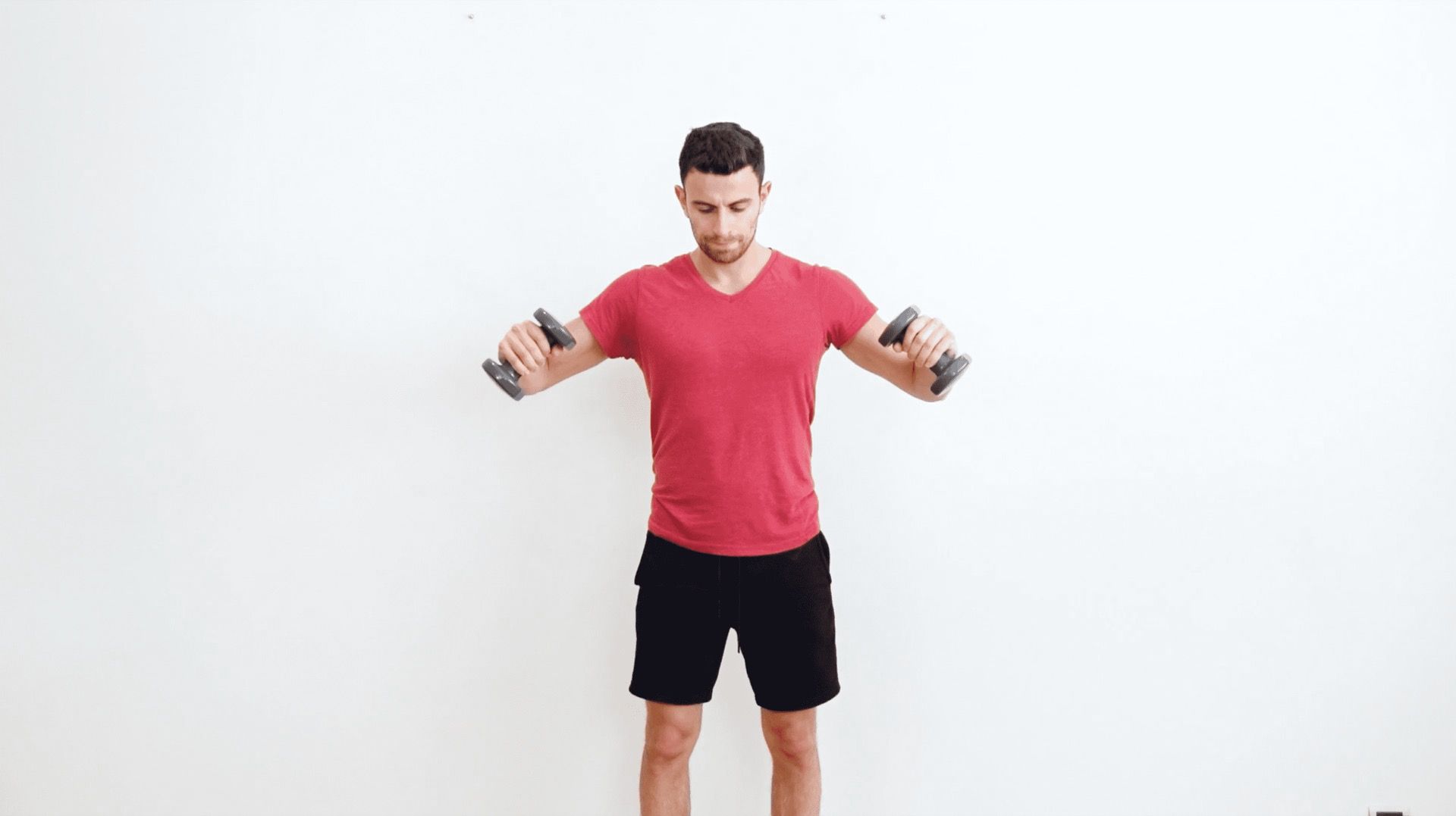 Isometric Shoulder ABD Strengthening (30° ABD), view 2