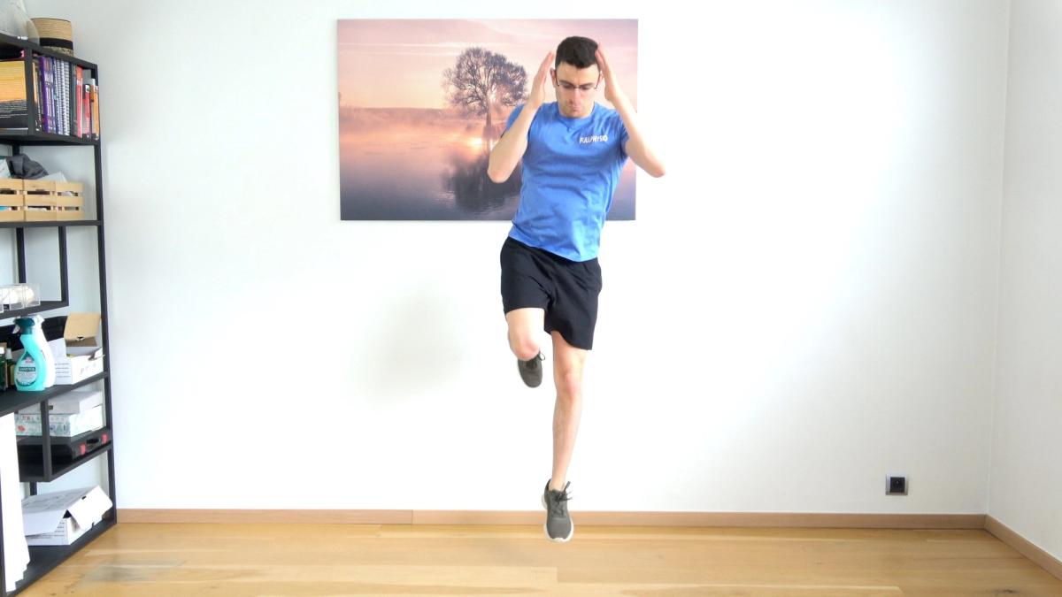 Counter jump unipodal