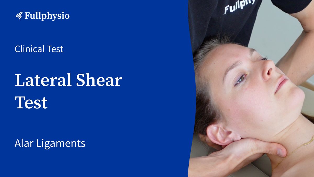 Lateral Shear Test