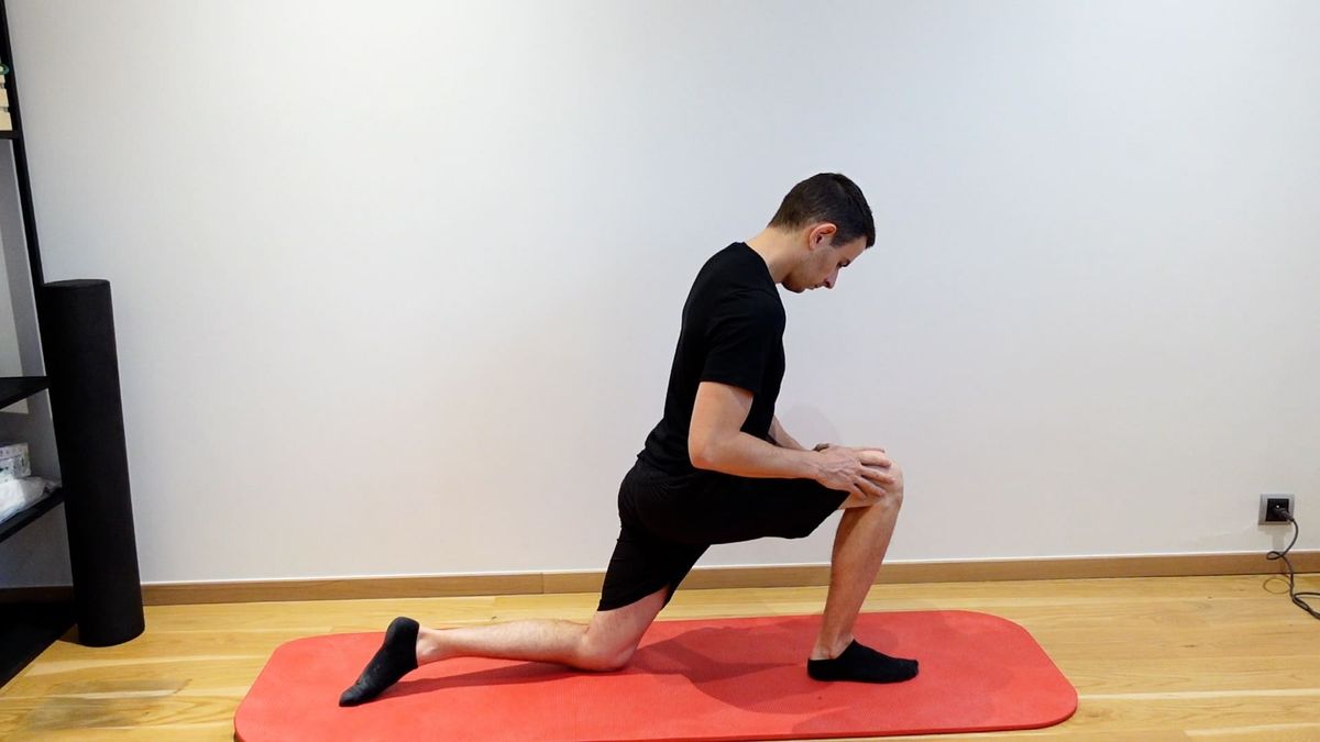 Knee Mobilization in Keeling Position