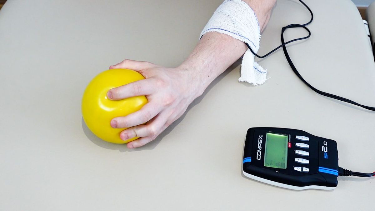 Grip Strengthening With Electrostimulation