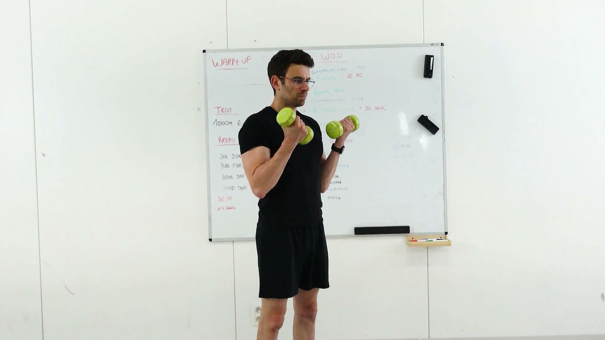Elbow Flexion With Light Weights