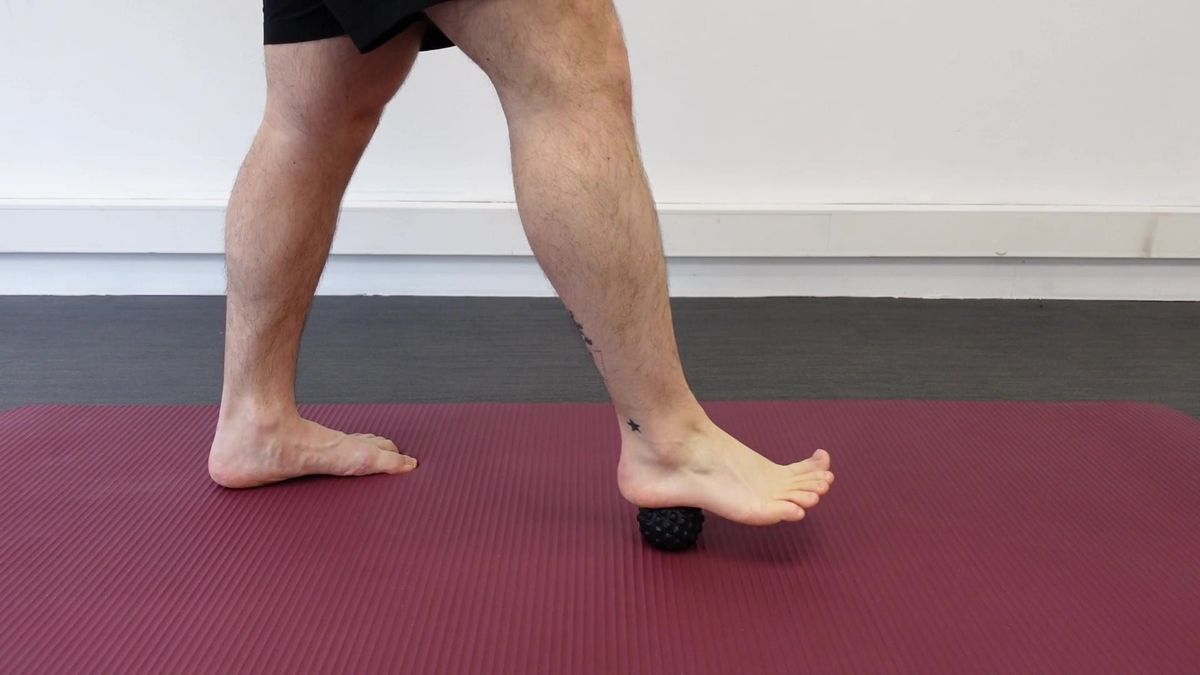 Massage fascia plantaire