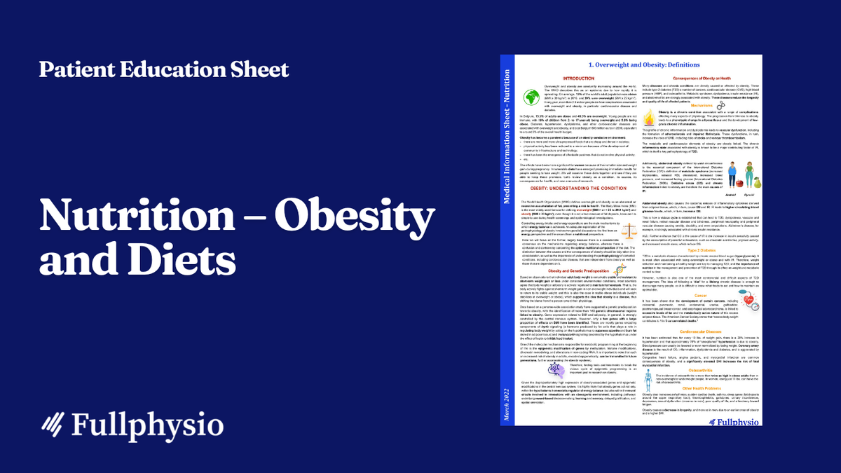 Nutrition – Obesity and Diets