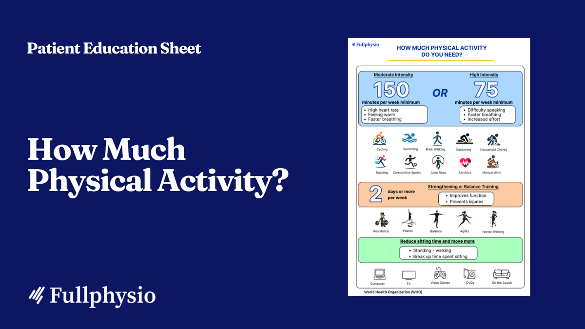 How Much Physical Activity Do You Need?
