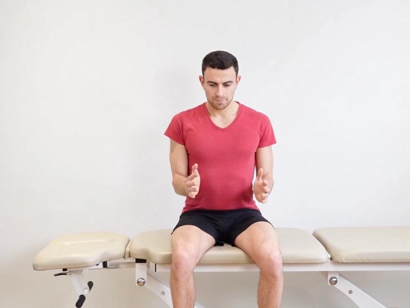 Active External Rotation Mobilization, view 1