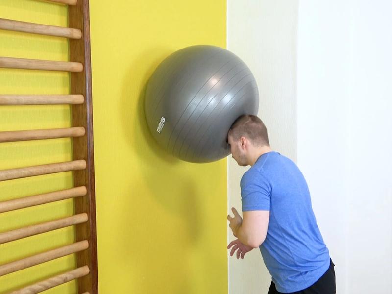 Stabilisation cervicale avec SwissBall, vue 2