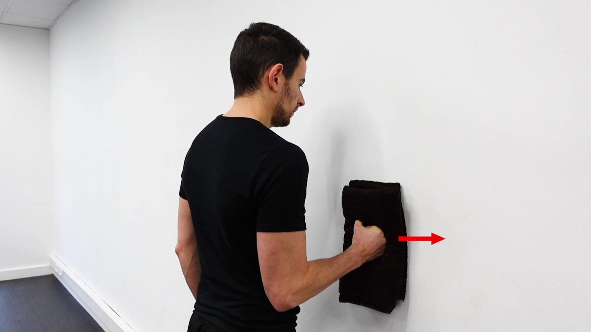 Flexion isométrique de l'épaule
