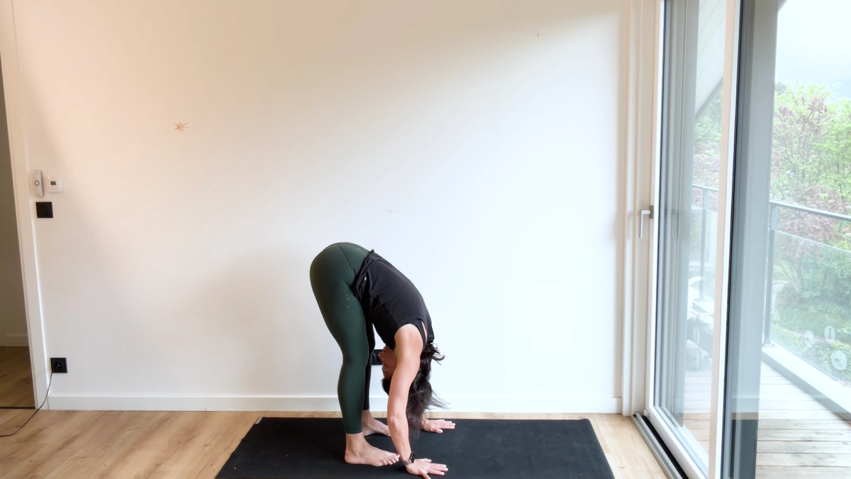 Standing Forward Bend Pose ("Uttanasana")