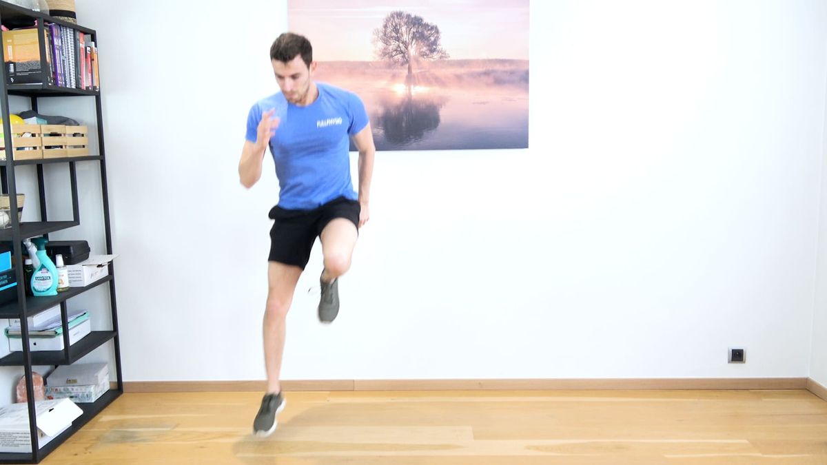 Lateral Jumps With Rebound