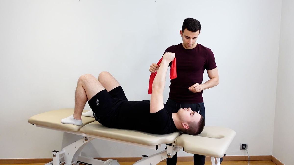 Shoulder Stability With Therapist Perturbations (YF)