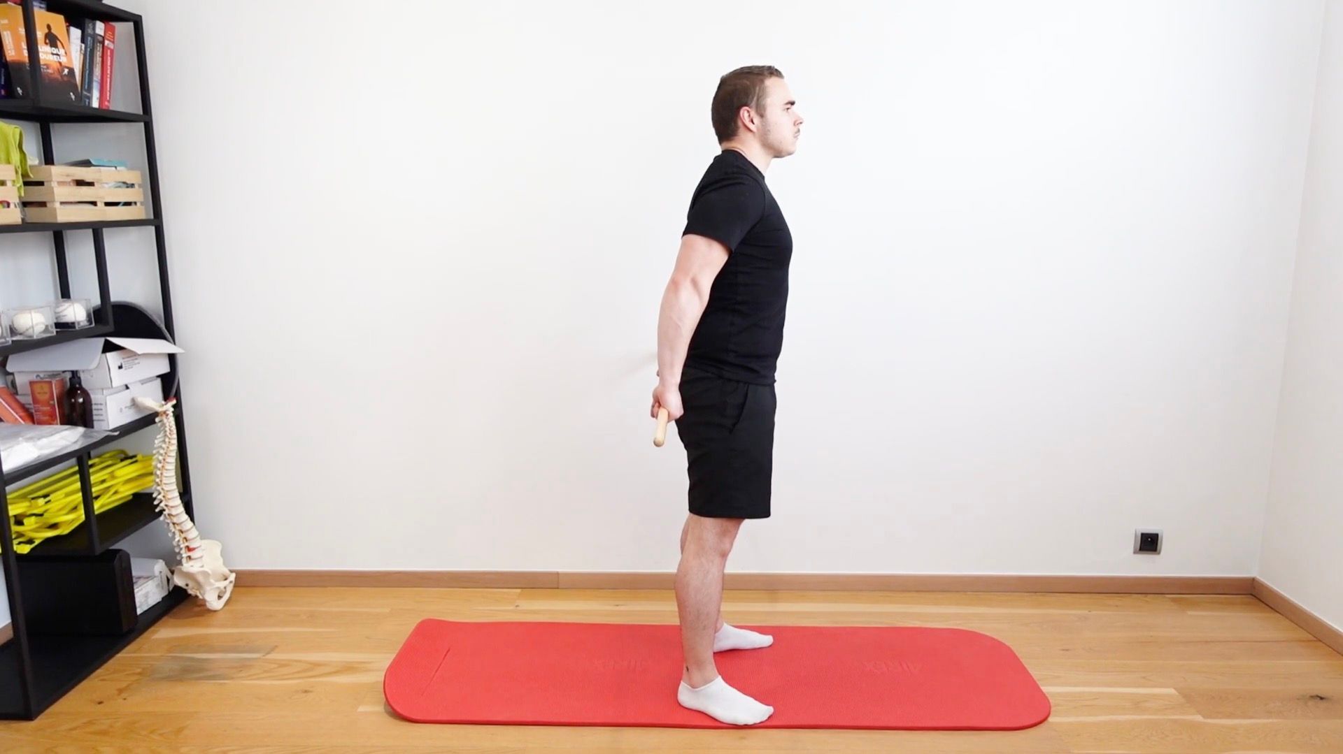 Assisted Shoulder Extension Mobilization, view 1