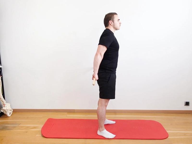 Assisted Shoulder Extension Mobilization, view 1