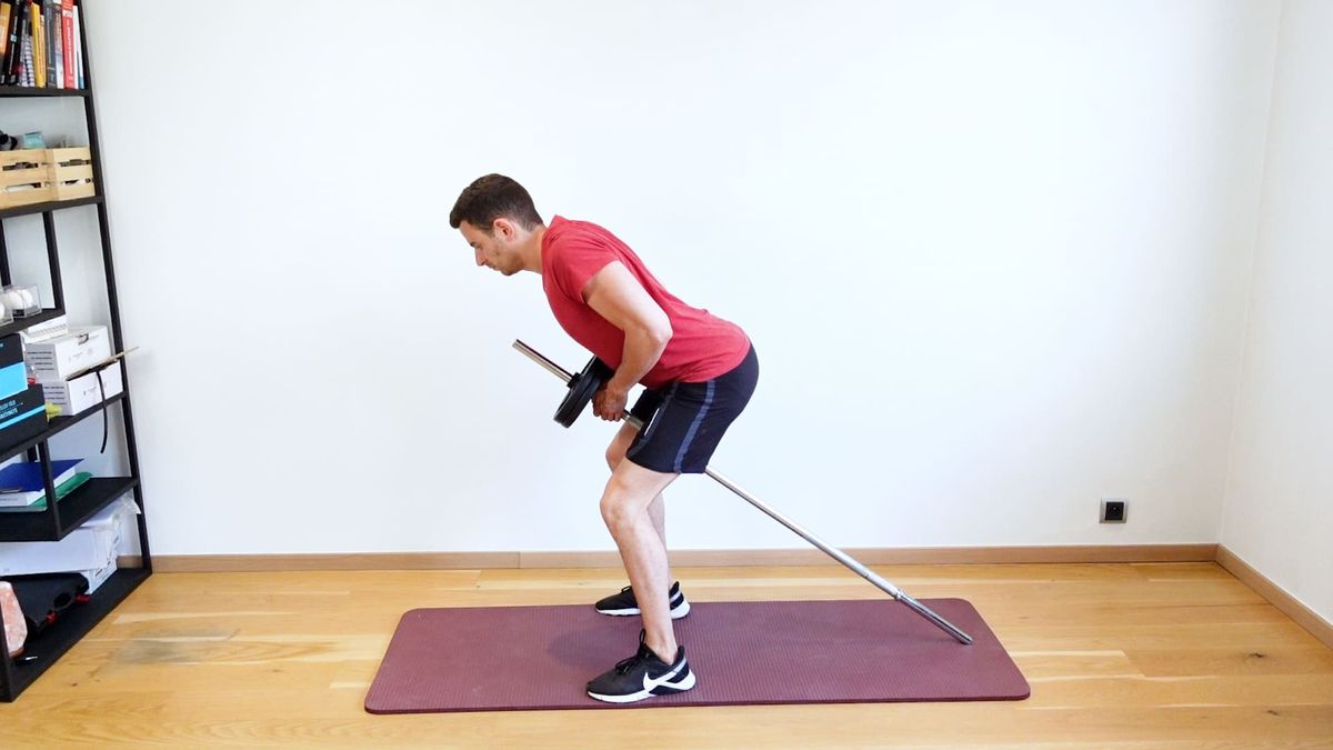 Rowing avec barre