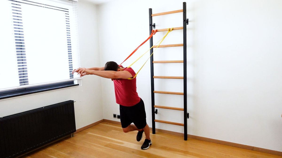 Dorsiflexion Mobility Exercise With Inclined Body & Extended Arms