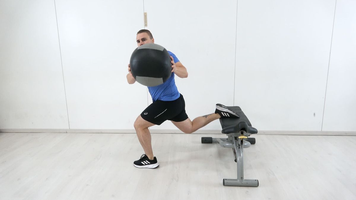 Torso Rotation in Split Squat