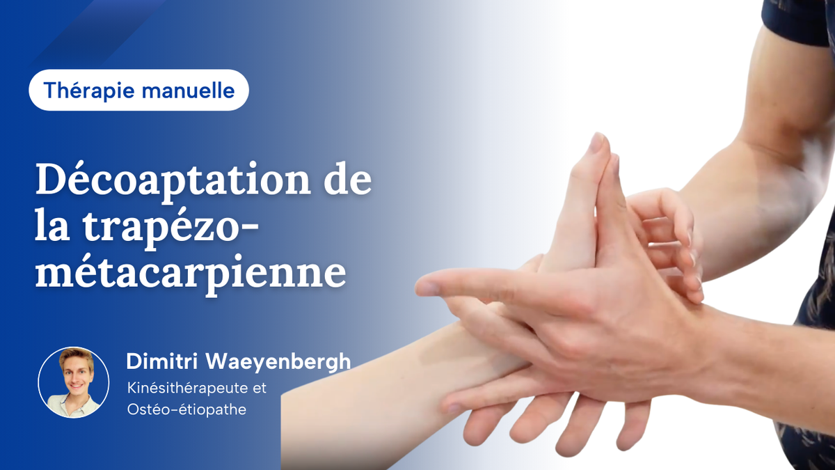 Décoaptation de l'articulation trapézo-métacarpienne