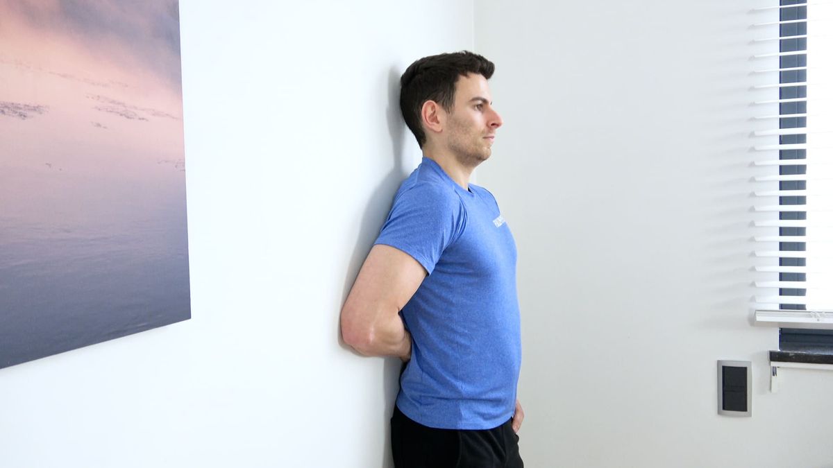 Shoulder Internal Rotation Mobility Against a Wall