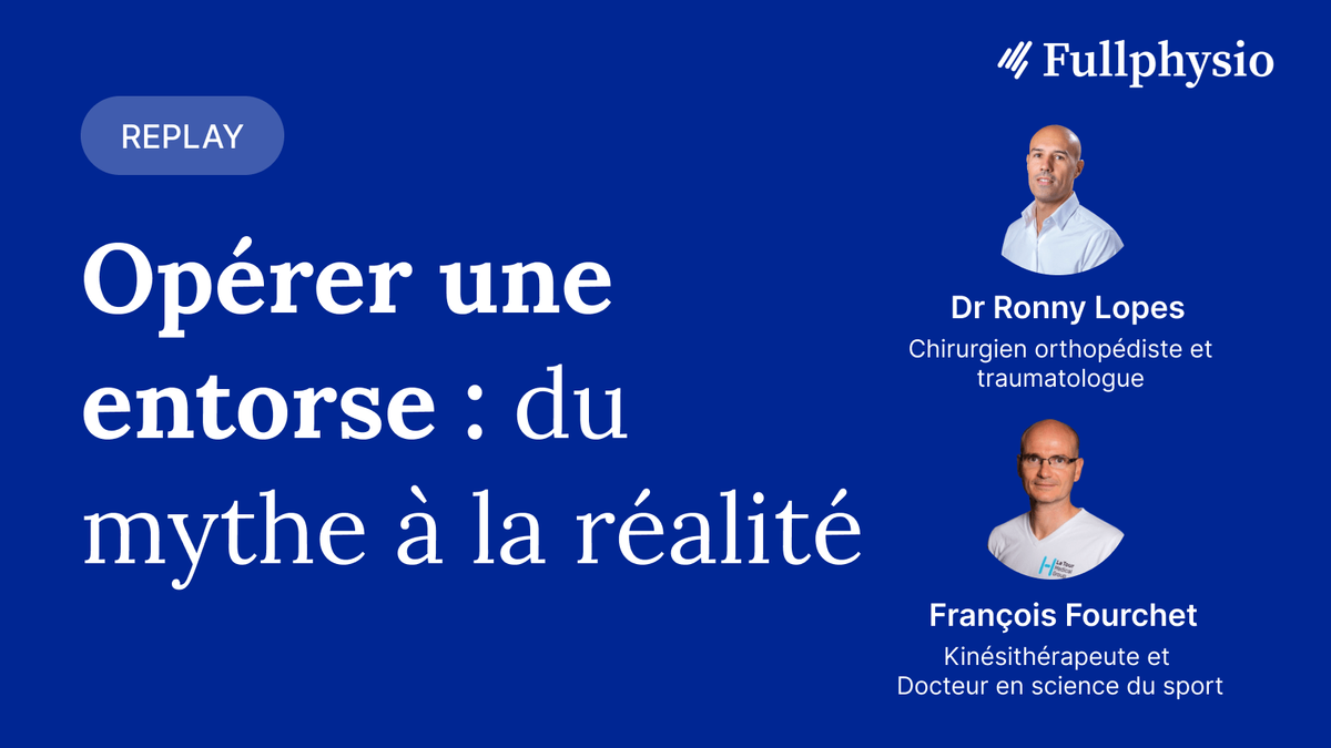 Opérer une entorse : du mythe à la réalité