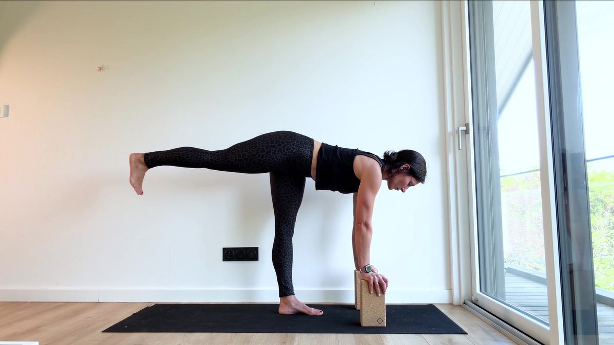 Supported Warrior Pose
