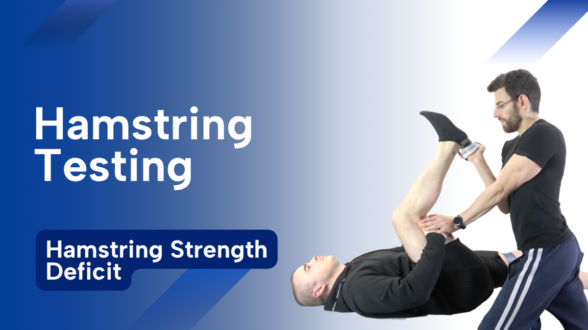 Hamstring Testing With a Dynamometer