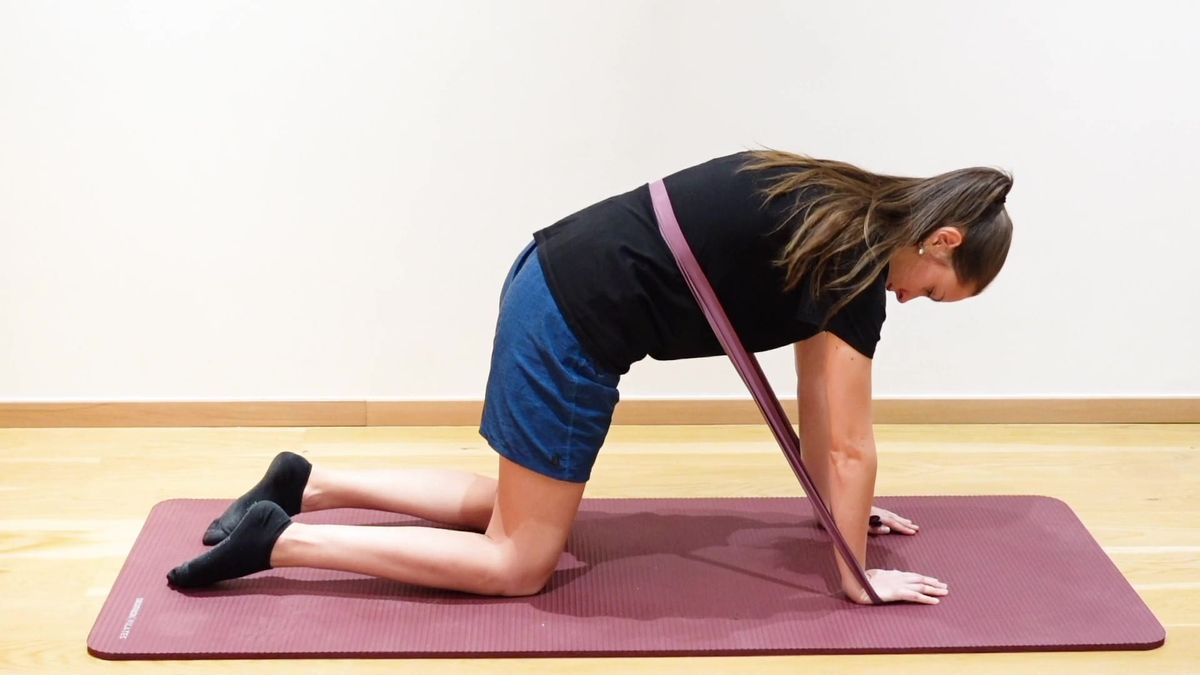 Rounded / Hollow Back Position With Elastic Band