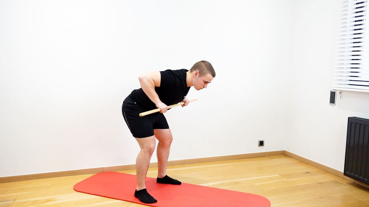Rowing With Stick