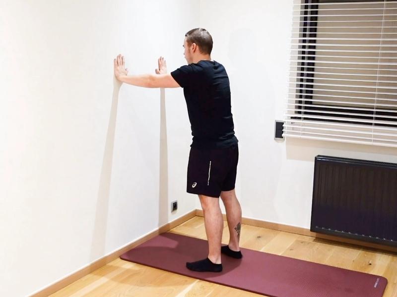 Active Extension Mobilization Against Wall, view 2